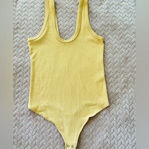 Abercrombie & Fitch Butter Yellow Bodysuit